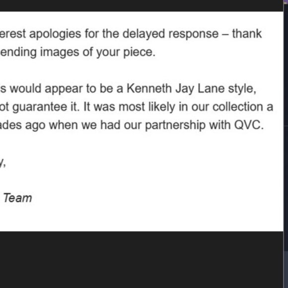 Vintage Kenneth Jay Lane White Elephant Head Bracelet - Picture 8 of 8